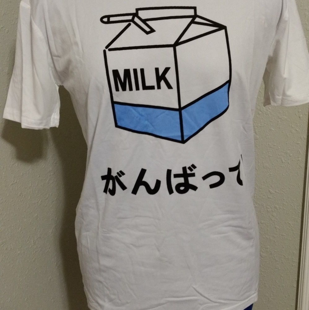 Nwt Fancyqube Japanese milk tee